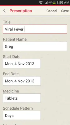 Pills Reminder Free android App screenshot 0